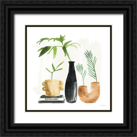 Weekend Plants III Black Ornate Wood Framed Art Print with Double Matting by Charro, Mercedes Lopez