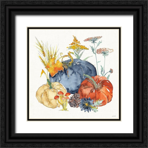 Fall Flair III Black Ornate Wood Framed Art Print with Double Matting by Tavoletti, Anne