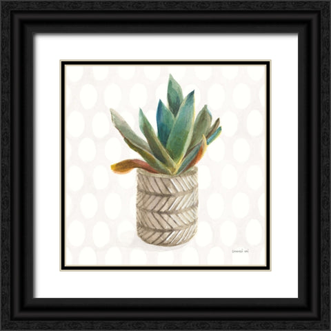 Desert Greenhouse XIII Sq Black Ornate Wood Framed Art Print with Double Matting by Nai, Danhui