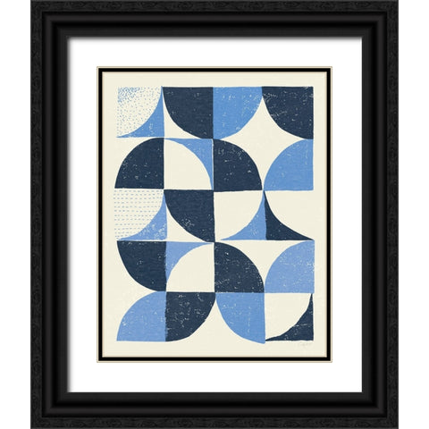 Colorful Night Sky II Blue Black Ornate Wood Framed Art Print with Double Matting by Prahl, Courtney