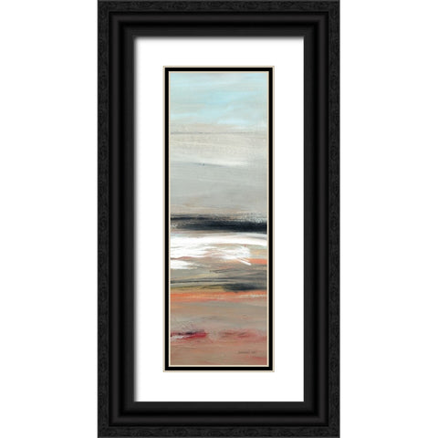 Earth III Black Ornate Wood Framed Art Print with Double Matting by Nai, Danhui