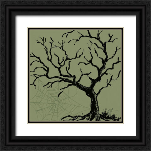 Haunted V Black Ornate Wood Framed Art Print with Double Matting by Tavoletti, Anne