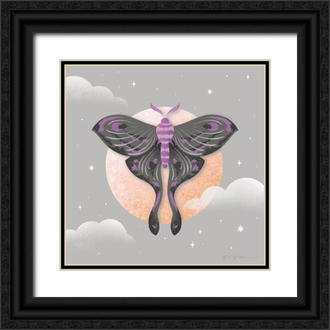 Dark Side III Black Ornate Wood Framed Art Print with Double Matting by Graham, Gia
