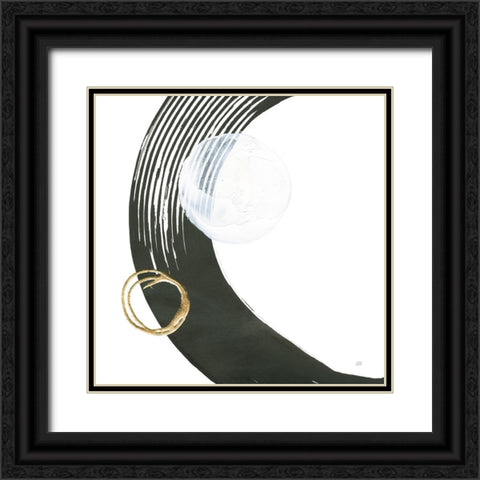 Many Moons I Black Ornate Wood Framed Art Print with Double Matting by Paschke, Chris