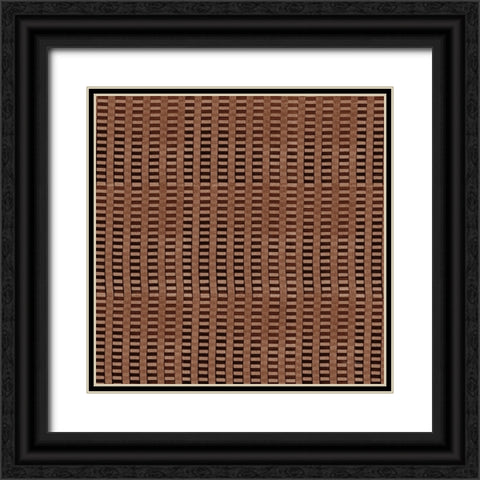 Raffia IB Neutral Black Ornate Wood Framed Art Print with Double Matting by Green, Nancy