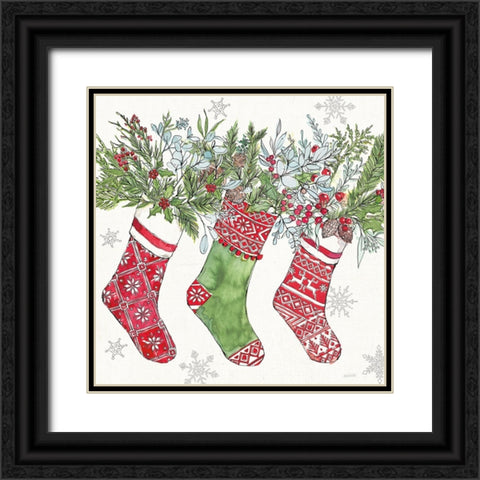 Signs of the Season IV Black Ornate Wood Framed Art Print with Double Matting by Tavoletti, Anne