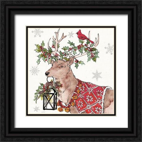 Signs of the Season V Black Ornate Wood Framed Art Print with Double Matting by Tavoletti, Anne