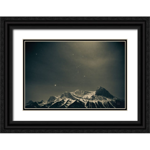 Orion Black Ornate Wood Framed Art Print with Double Matting by Larson, Nathan