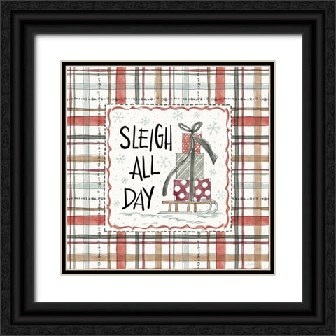 Holiday Fun VI Black Ornate Wood Framed Art Print with Double Matting by Tavoletti, Anne