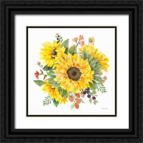 Autumn Breeze VI Black Ornate Wood Framed Art Print with Double Matting by Trimbach, Leslie