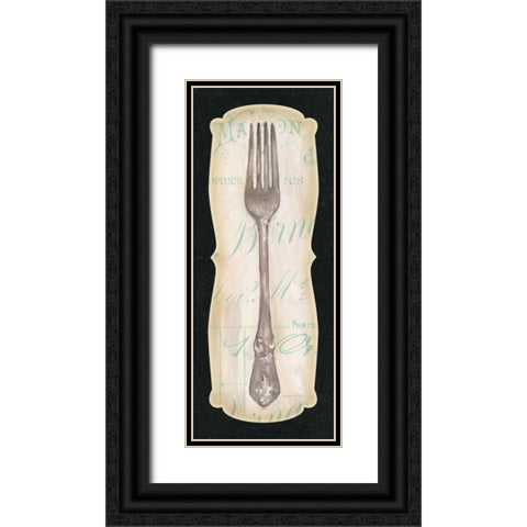 French Fork Black Ornate Wood Framed Art Print with Double Matting by Tillmon, Avery