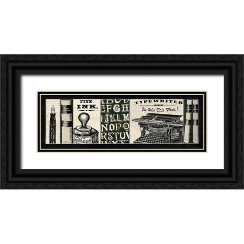Librarian II Black Ornate Wood Framed Art Print with Double Matting by Pela Studio