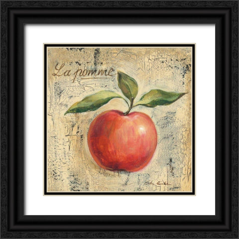 La Pomme Black Ornate Wood Framed Art Print with Double Matting by Vassileva, Silvia