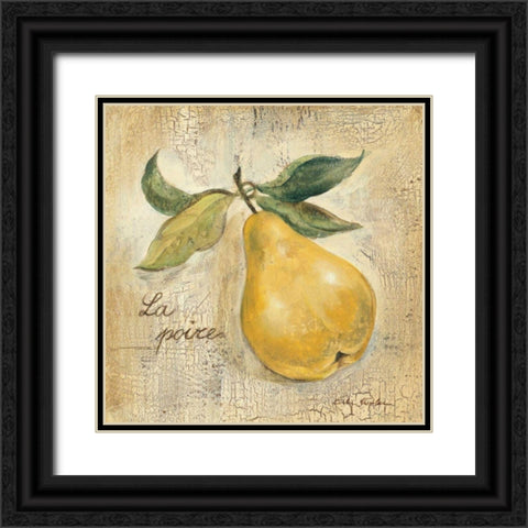 La Poire Black Ornate Wood Framed Art Print with Double Matting by Vassileva, Silvia