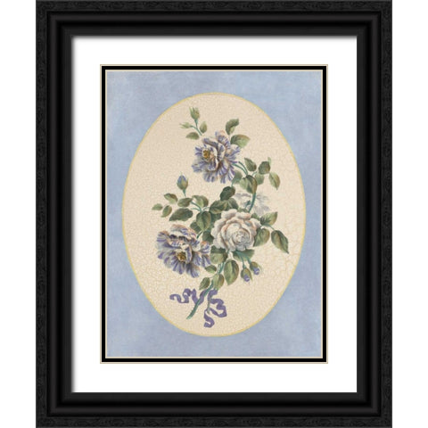 Mayfield Ovals I Black Ornate Wood Framed Art Print with Double Matting by Mayfield, Josiah