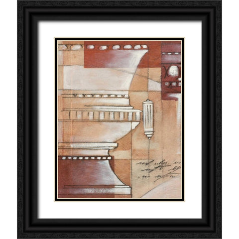Palatine Drawings I Black Ornate Wood Framed Art Print with Double Matting by Chilton, Sarah E