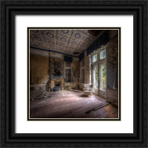 Hotel rouge Black Ornate Wood Framed Art Print with Double Matting by Sneeuw, Ivo