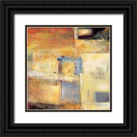 Colorfield I Black Ornate Wood Framed Art Print with Double Matting by Danckaert, Bea
