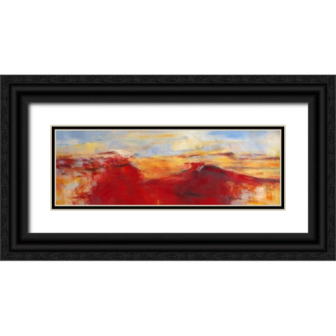 Sommerland I Black Ornate Wood Framed Art Print with Double Matting by Ohland, Christa
