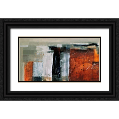 Terra Black Ornate Wood Framed Art Print with Double Matting by Cusumano, Francesco
