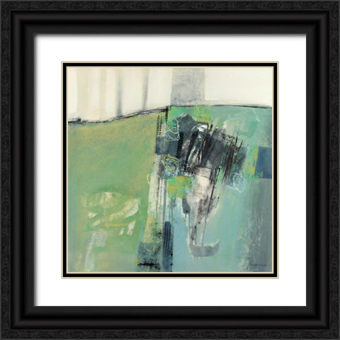 Prato I Black Ornate Wood Framed Art Print with Double Matting by Cusumano, Francesco
