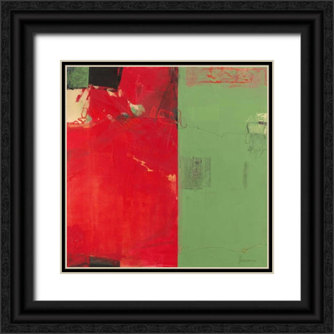 Dolce meta II Black Ornate Wood Framed Art Print with Double Matting by Cusumano, Francesco