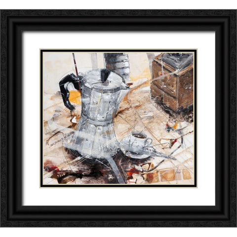 Der Glaube an die Eier Black Ornate Wood Framed Art Print with Double Matting by Mayer, Norbert