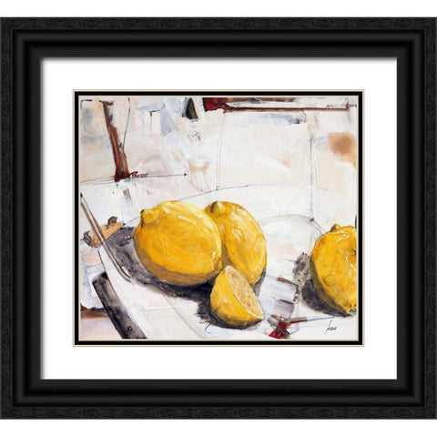 Zitruspresse Black Ornate Wood Framed Art Print with Double Matting by Mayer, Norbert