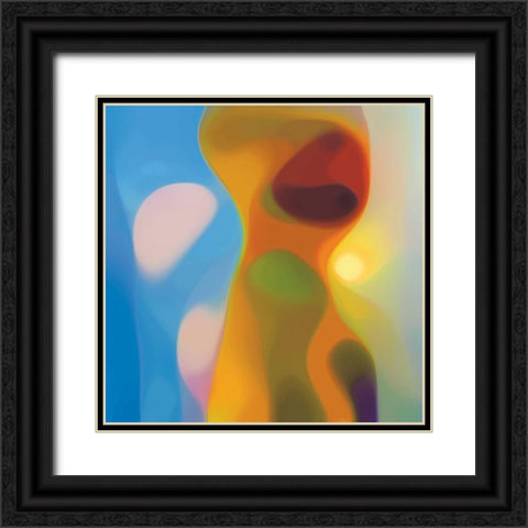 Evolution 13 Black Ornate Wood Framed Art Print with Double Matting by Klipp, Ortwin