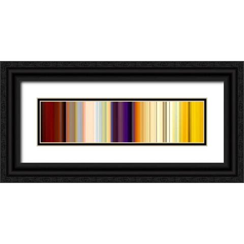 Lichtlinien 639 Black Ornate Wood Framed Art Print with Double Matting by Klipp, Ortwin