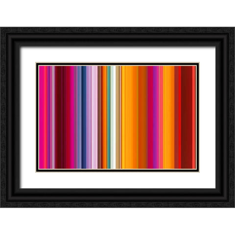 Lichtlinien 891 Black Ornate Wood Framed Art Print with Double Matting by Klipp, Ortwin