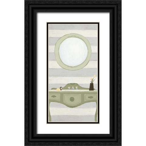 Riviera Bath IV Black Ornate Wood Framed Art Print with Double Matting by Vision Studio