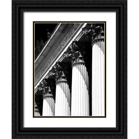 Structural Details VI Black Ornate Wood Framed Art Print with Double Matting by Pica, Jeff