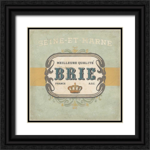Nouveau Chevre I Black Ornate Wood Framed Art Print with Double Matting by Vess, June Erica