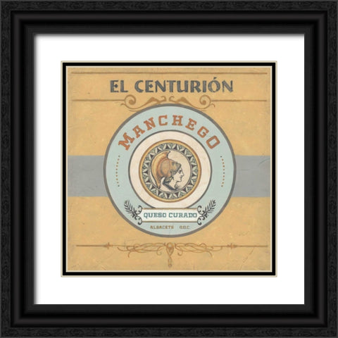 Nouveau Chevre IV Black Ornate Wood Framed Art Print with Double Matting by Vess, June Erica