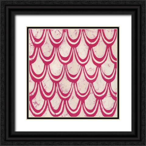 Singsong I Black Ornate Wood Framed Art Print with Double Matting by Zarris, Chariklia