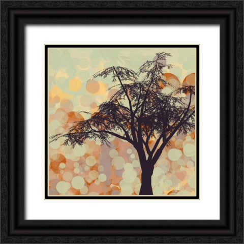 Sunshine Garden V Black Ornate Wood Framed Art Print with Double Matting by Orlov, Irena