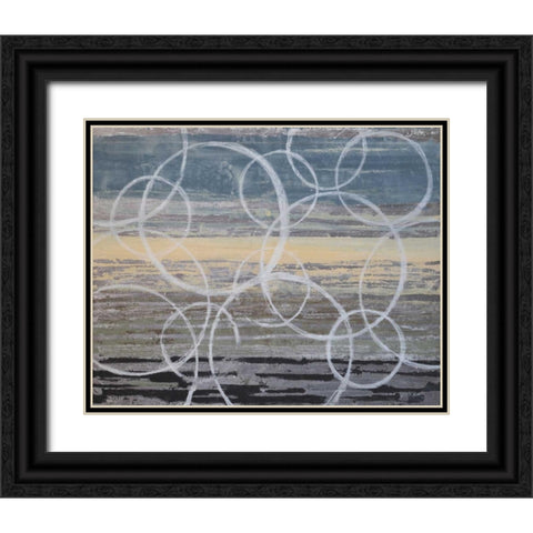 Coin Toss I Black Ornate Wood Framed Art Print with Double Matting by Avondet, Natalie