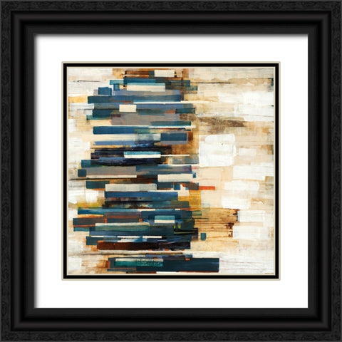 Scattered Black Ornate Wood Framed Art Print with Double Matting by Henry, Alexys
