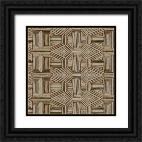 Skyline Study I Black Ornate Wood Framed Art Print with Double Matting by Wang, Melissa