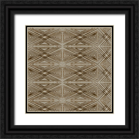 Skyline Study II Black Ornate Wood Framed Art Print with Double Matting by Wang, Melissa