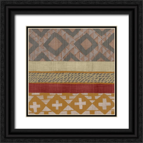 Bright Loom I Black Ornate Wood Framed Art Print with Double Matting by Zarris, Chariklia
