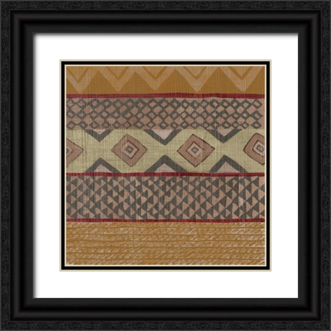 Bright Loom II Black Ornate Wood Framed Art Print with Double Matting by Zarris, Chariklia
