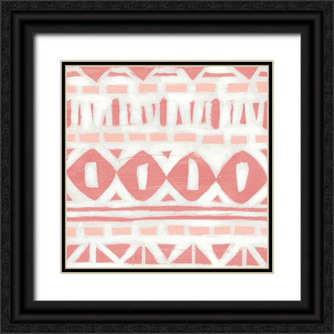 Blush Loom I Black Ornate Wood Framed Art Print with Double Matting by Vess, June Erica