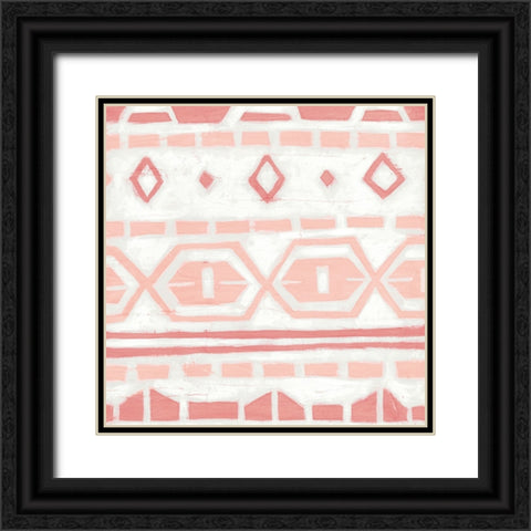 Blush Loom II Black Ornate Wood Framed Art Print with Double Matting by Vess, June Erica