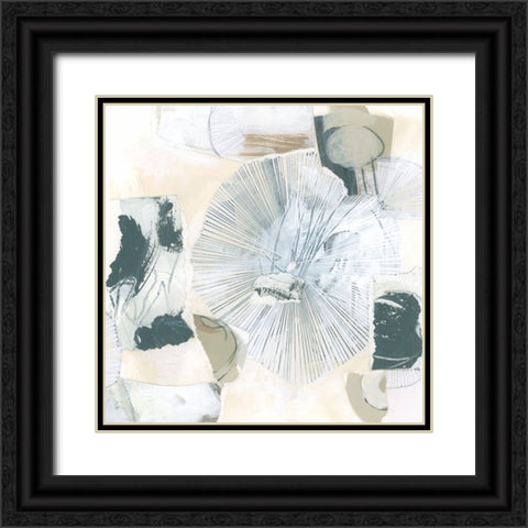 Neutral Impetus II Black Ornate Wood Framed Art Print with Double Matting by Vess, June Erica