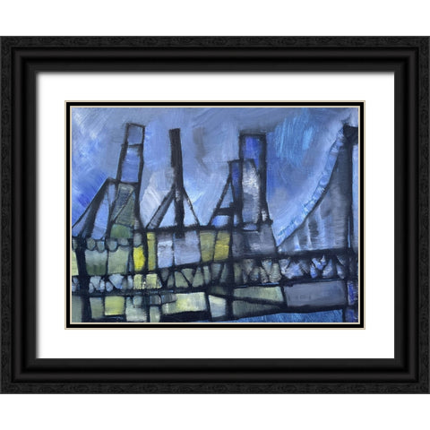 Under Construction Black Ornate Wood Framed Art Print with Double Matting by Ferrell, Erin McGee