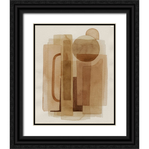 Quilt of Arches II Black Ornate Wood Framed Art Print with Double Matting by Popp, Grace