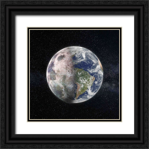 Mother Glow II Black Ornate Wood Framed Art Print with Double Matting by Popp, Grace