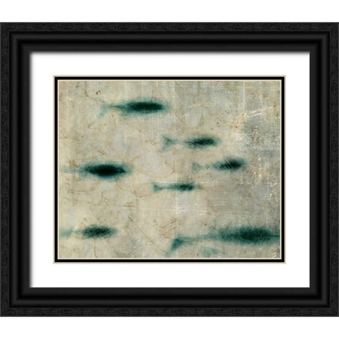 New School I Black Ornate Wood Framed Art Print with Double Matting by Vision Studio